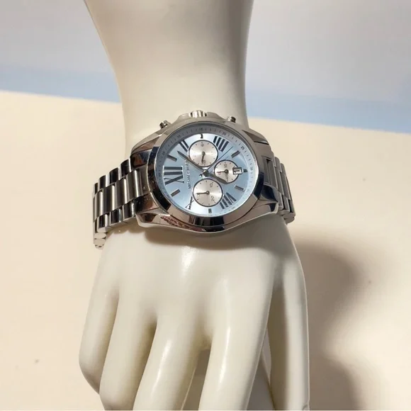 Michael Kors Bradshaw Chronograph Blue Ladies Watch ✨️